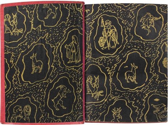 Роттердамский Э. Похвальное слово глупости / Пер. и коммент. П.К. Губера; ил. Г. Гольдбейна младшего; переплет и титул Л.С. Хижинского. М.; Л.: Academia, 1931.